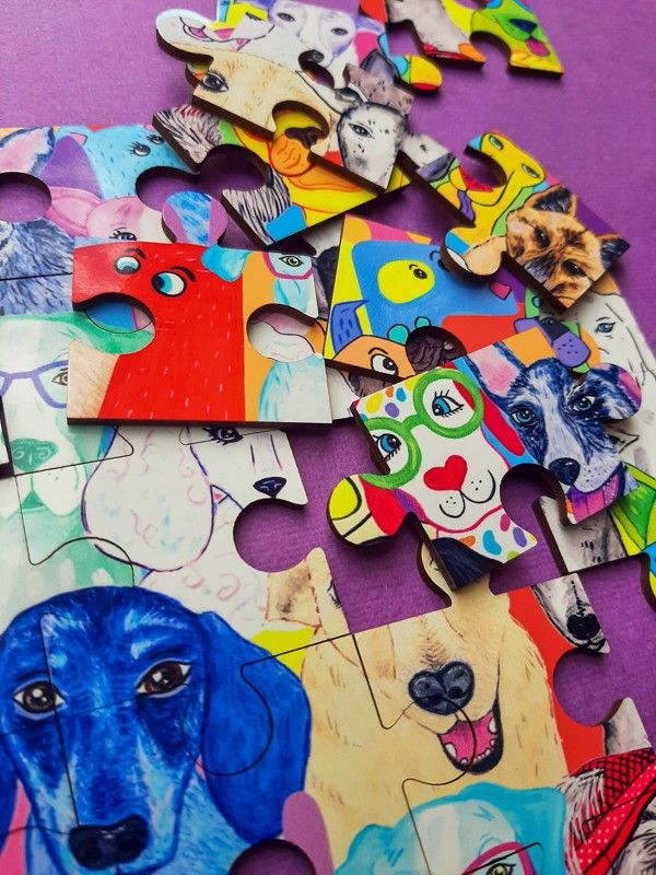 All About Me Collaborative Puzzle Pieces