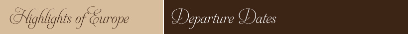 Departure dates