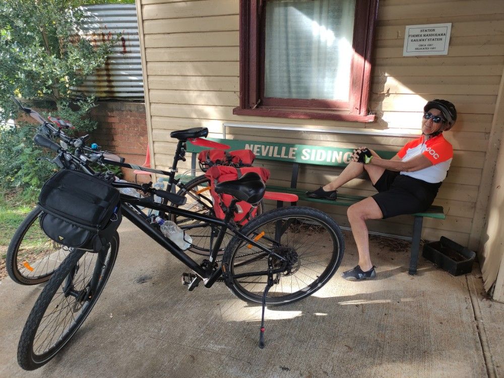 Relaxing Train Station